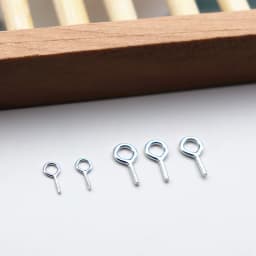 Solid 925 Sterling Silver DIY Jewelry Findings Pendant Bail Eye Pin Beads Cap Accessories Making Components Supplies
