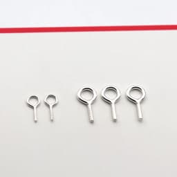 Solid 925 Sterling Silver DIY Jewelry Findings Pendant Bail Eye Pin Beads Cap Accessories Making Components Supplies
