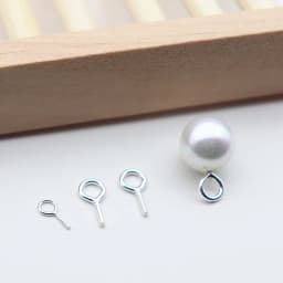 Solid 925 Sterling Silver DIY Jewelry Findings Pendant Bail Eye Pin Beads Cap Accessories Making Components Supplies