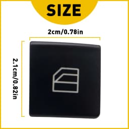 4Pcs Window Switch Button Cover Cap For Mercedes Benz W212 W204 W463 W166 X166 A-Klasse W176 CLA Coupe C117 X204 Car Accessories