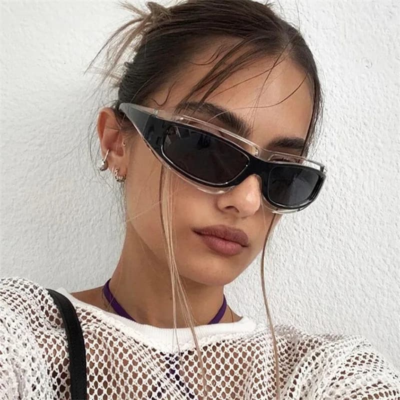 Cat Eye Glasses Punk Style Women Sunglasses Fashion Eyewear Future Technology Sense Sunglasses Men Women Trend Sun Glasses