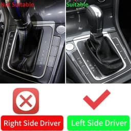 For DSG Gear Frame Bracket Circle Gear Shift Knob Base Trim Circle Automatic Gear Shift Knob For Golf 7 7.5 Left Driver Hand