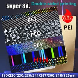 300/180/220/235/310mm PEO Bulid Plate H1H Magnetic Double Sided PEY PET PEI Sheet For K1 Max Ender 3 5 CR10 P1P X1 MK3S Upgrade