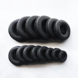 Ear Pads For Headphones Wrinkled Frog Skin Pad Headphone Sponge Leather Foam Covers Cushion Replacement For Headset Accessories