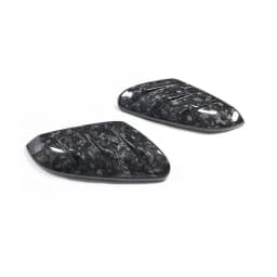 Pair Car Rearview Mirror Cover Glossy Black/Carbon Fiber Side Door Mirror Cover For Honda Civic 10th 2016 2017 2018 2019 2020