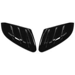 Pair Car Rearview Mirror Cover Glossy Black/Carbon Fiber Side Door Mirror Cover For Honda Civic 10th 2016 2017 2018 2019 2020