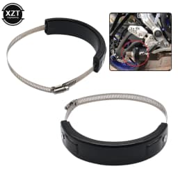XZT Universal Motorcycle Accessories 100-160mm Round Exhaust Protector Exhaust Pipe Fixing Rings