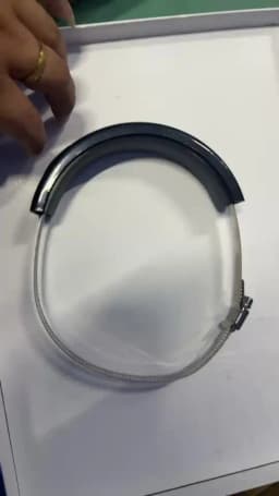 XZT Universal Motorcycle Accessories 100-160mm Round Exhaust Protector Exhaust Pipe Fixing Rings