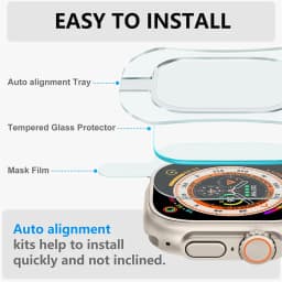 1-3PCS Tempered Glass Film For Apple Watch Ultra 3 49mm With Alignment Tool HD Screen Protector for iWatch Ultra 49 Easy Install