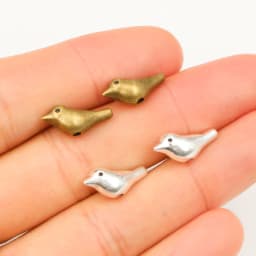20pcs 16x7x6mm Antique Silver Plated Bronze Bird Handmade Charms Pendant:DIY for bracelet necklace