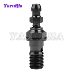 Yaruijia Titanium Bolts M10 Pitch 1.0/1.25/1.5mm Double Single Clutch Slave Cylinder Banjo Bolt with Bleeder Valve for Ducati