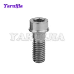 Yaruijia Titanium Bolts M10 Pitch 1.0/1.25/1.5mm Double Single Clutch Slave Cylinder Banjo Bolt with Bleeder Valve for Ducati