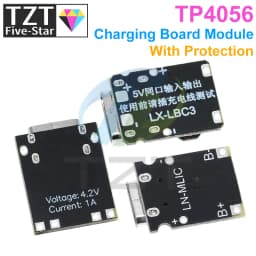 TZT 1/5/10PCS Type-C USB TP4056 1A Lithium Battery Charging Protection Board Module Polymer Battery With Temperature Protection