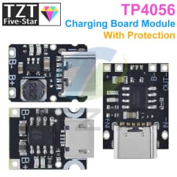 TZT 1/5/10PCS Type-C USB TP4056 1A Lithium Battery Charging Protection Board Module Polymer Battery With Temperature Protection