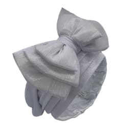Sweet Bowknot Turban Cap for Woman Metallic luster African Head Wrap Bonnet Party Headpiece Turbante Mujer Muslim Headscarf Hat