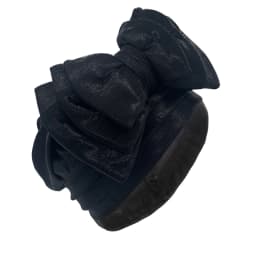 Sweet Bowknot Turban Cap for Woman Metallic luster African Head Wrap Bonnet Party Headpiece Turbante Mujer Muslim Headscarf Hat