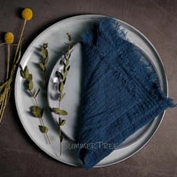 Large Napkins Cotton Gauze 41cm Napkin Muslin Tea Towels Dinner Retro Cheesecloth Wedding Party Rustic Table Decoration 16inch
