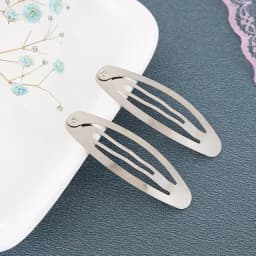 20Pcs Black Hair Clips Snap Alligator Hairpin Base for DIY Jewelry Making Women Girls Hairgrip Setting Hair Accessories Supplies