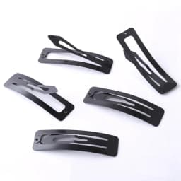 20Pcs Black Hair Clips Snap Alligator Hairpin Base for DIY Jewelry Making Women Girls Hairgrip Setting Hair Accessories Supplies