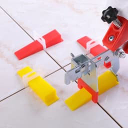 25-1200PCS Floor Tile Leveling System Clips Spacers Straps Tile Piler Wadge for Ceramic Tile Laying Leveling Construction Tools