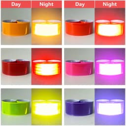 Reflective Bands for Adults Night Security Walking Running Cycling Safety Bracelets Reflector for Things Wristbands Armbands 1Pc