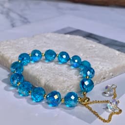 CARLIDANA Fashion Colorful Artificial Austria Crystal Bracelet New Shiny Stone Beads Rope Chain Strand Bracelets for Women Party