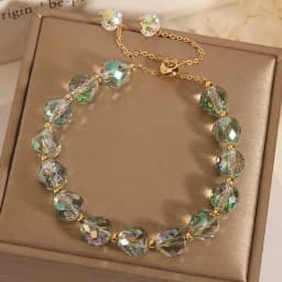 CARLIDANA Fashion Colorful Artificial Austria Crystal Bracelet New Shiny Stone Beads Rope Chain Strand Bracelets for Women Party