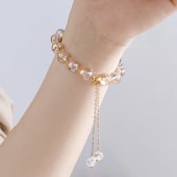 CARLIDANA Fashion Colorful Artificial Austria Crystal Bracelet New Shiny Stone Beads Rope Chain Strand Bracelets for Women Party