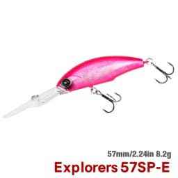 TSURINOYA 57sp Minnow Wobblers Pike Fishing Lure Artificial Bait Hard Swimbait 57mm 8.2g Crankbaits Professional Fishing Lures