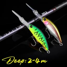 TSURINOYA 57sp Minnow Wobblers Pike Fishing Lure Artificial Bait Hard Swimbait 57mm 8.2g Crankbaits Professional Fishing Lures