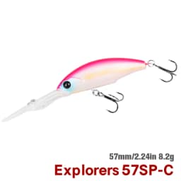 TSURINOYA 57sp Minnow Wobblers Pike Fishing Lure Artificial Bait Hard Swimbait 57mm 8.2g Crankbaits Professional Fishing Lures