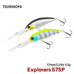 TSURINOYA 57sp Minnow Wobblers Pike Fishing Lure Artificial Bait Hard Swimbait 57mm 8.2g Crankbaits Professional Fishing Lures