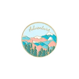 Go Camping Enamel Pin Touring Car Camper Outdoor Tent Brooch Collar Badge Mountain Climbing Adventure Jewelry Gift