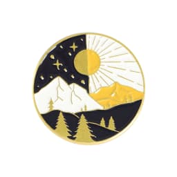 Go Camping Enamel Pin Touring Car Camper Outdoor Tent Brooch Collar Badge Mountain Climbing Adventure Jewelry Gift