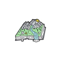Go Camping Enamel Pin Touring Car Camper Outdoor Tent Brooch Collar Badge Mountain Climbing Adventure Jewelry Gift