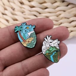 Go Camping Enamel Pin Touring Car Camper Outdoor Tent Brooch Collar Badge Mountain Climbing Adventure Jewelry Gift