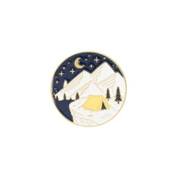 Go Camping Enamel Pin Touring Car Camper Outdoor Tent Brooch Collar Badge Mountain Climbing Adventure Jewelry Gift
