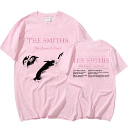 The Smiths The Queen Is Dead T Shirt 1980's Indie, Morrissey Oversized T-shirt Vintage Punk Rock Band T-shirts Streetwear Unisex