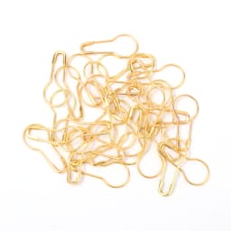100Pcs Colors Safety Pins Gourd Pear Shaped Bulb Pins Metal Clips Knitting Stitch Marker Tag Hangtag Pin Fastener Craft DIY Tool