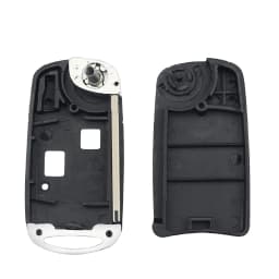 KEYYOU Modified 2/3 Buttons Flip Car Key Shell Case For TOYOTA CAMRY RAV4 Corolla PRADO YARIS Replacement Fob Uncut TOY43 Blade
