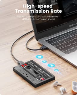 ORICO 2.5'' HDD Enclosure SATA to USB3.0 External Hard Drive Case 5Gbps / 6Gbps Type-C HDD Case With DIY Sticker
