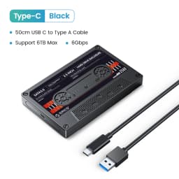 ORICO 2.5'' HDD Enclosure SATA to USB3.0 External Hard Drive Case 5Gbps / 6Gbps Type-C HDD Case With DIY Sticker