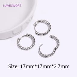 Trendy Gold Color Brass Hoop Earring Fashion Jewelry For Women,Vintage Round Huggies Earrings Premium Luxury Accessories