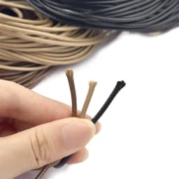 5Meters/Lot 1-3mm Leather String Cord Wax String Jewelry Findings DIY Bracelet Necklaces Pendant Making Accessories Wax Cord