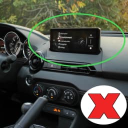 Rear View Camera For Mazda MX5 ND Roadster 2015~2023 Plug & Play Kit Work With Factory Unit Backup Reverse Parking Camera
