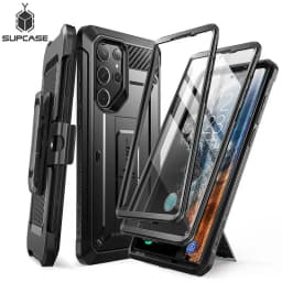 SUPCASE For Samsung Galaxy S23 Ultra Case 2023 UB Pro Full-Body Dual Layer Rugged Belt-Clip Case with Built-in Screen Protector