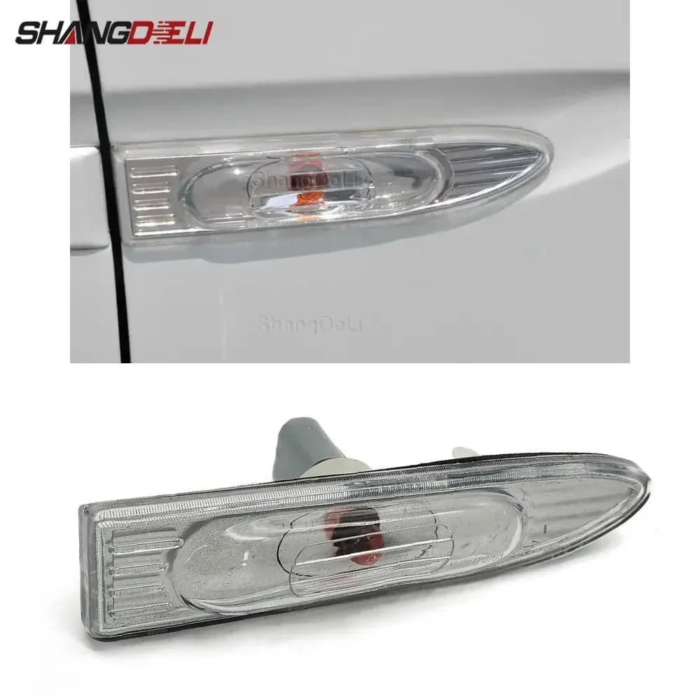 1Pair Car Fender Light Side Turn Signal Lamp Indicator Repeater for Hyundai Accent 2007 2008 2009 2010 2011 923031E000