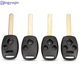 jingyuqin 2/3/4 Buttons Car Key Case Shell Remote Fob Cover For Honda Cr-V Civic Insight Ridgeline 2003 2008 2009