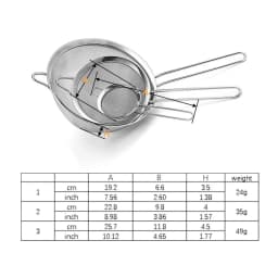 Stainless Steel Fine Mesh Strainer Flour Sifter For Baking With Handle Flour Sieve Sifter Baking Accessories 0859