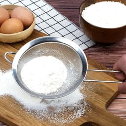 Stainless Steel Fine Mesh Strainer Flour Sifter For Baking With Handle Flour Sieve Sifter Baking Accessories 0859